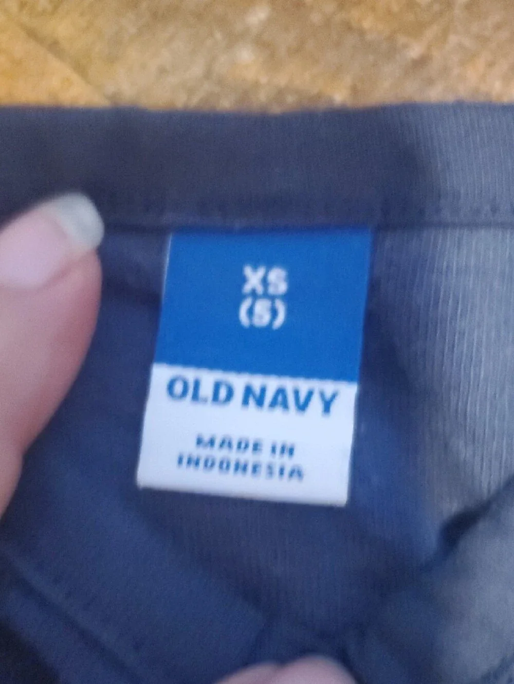 Old Navy Navy Floral Textured Tank Dress